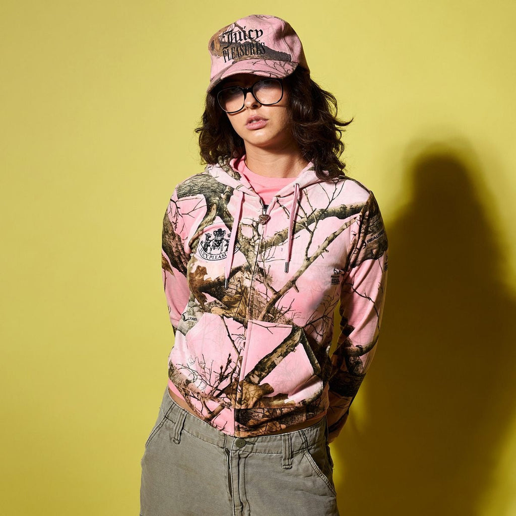 Wmns Pleasures x Juicy Couture Realtree Velour Hoodie