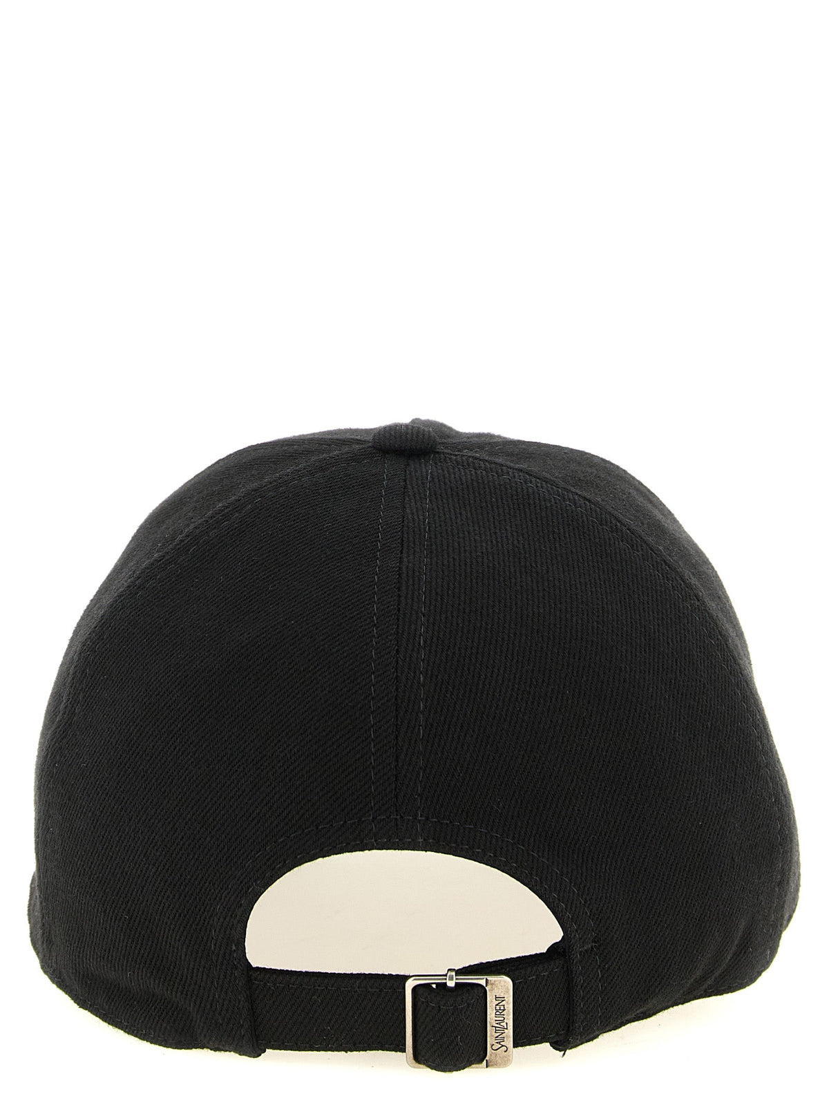 Saint Laurent Black Cotton Baseball Cap