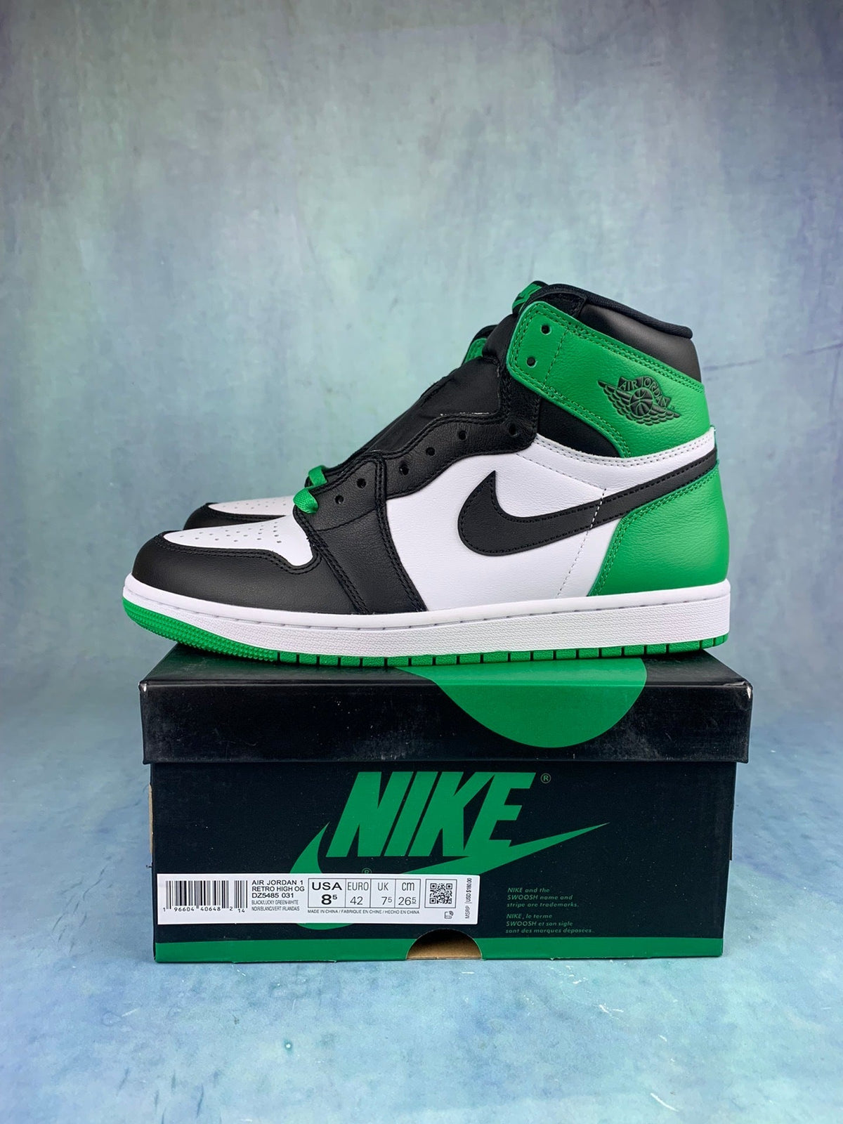 Air Jordan 1 High Lucky Green Unisex Sneakers DZ5485-031