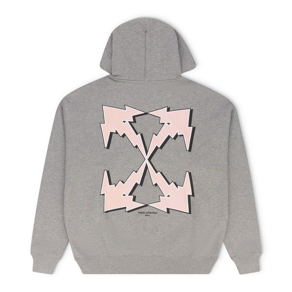 Heather Grey Bolt Arrow Hoodie