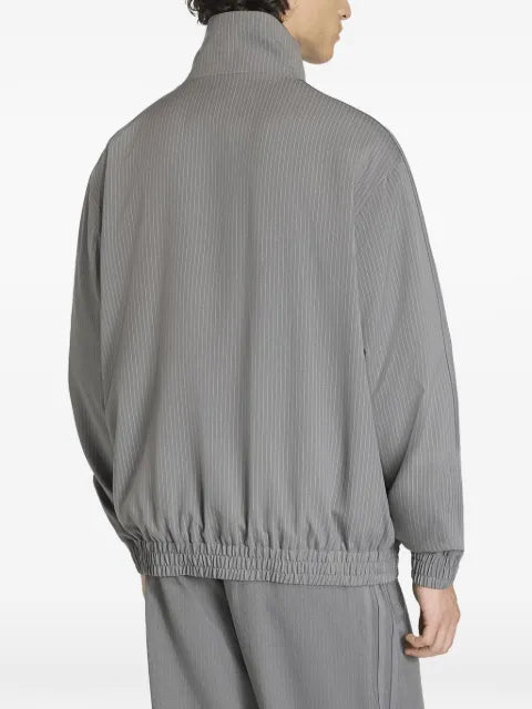 adidas pinstripe zip sweatshirt