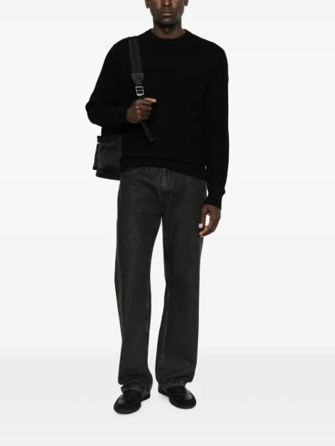 Moncler textured cashmere & wool sweater