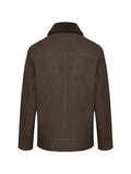 BIGARDINI Matt shearling-collar zip-up jacket