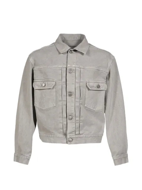Maison Margiela pleated 4-Stitch denim jacket