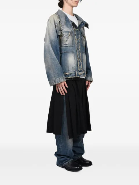 Domenico Orefice A4 distressed denim jacket