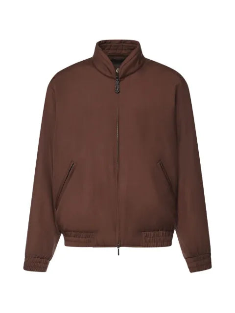 Loro Piana Kynan high-neck bomber jacket