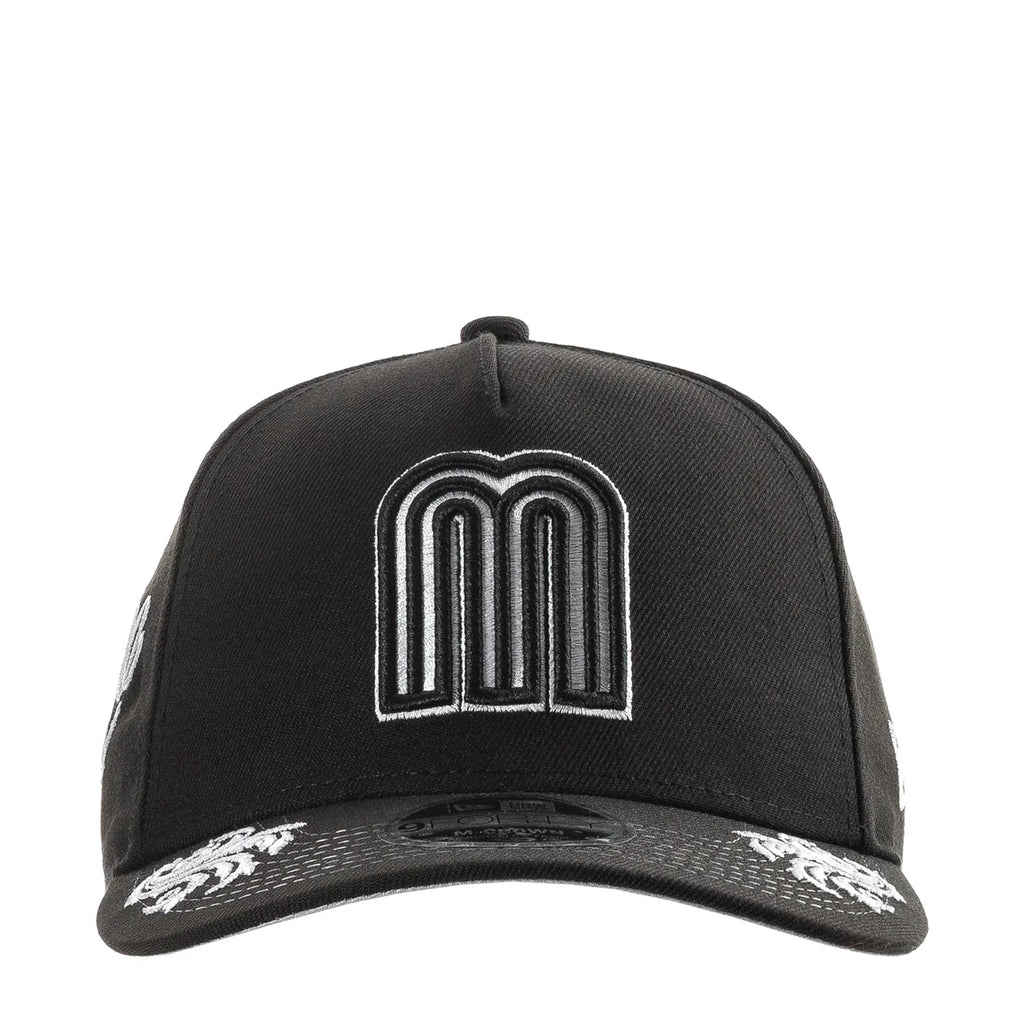 New Era 940 M Crown A Frame Mexico Wordmark Snapback Hat