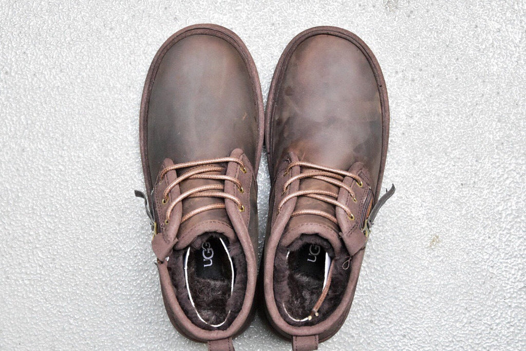 Men’s Crazy Horse Leather Zip Boots — New Arrival | In Stock