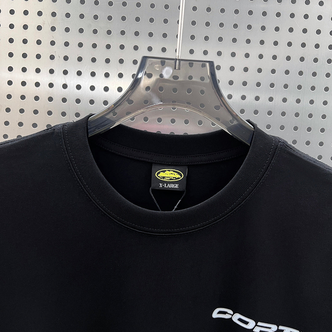 Corteiz Alcatraz Back Print Oversized Tee – Black