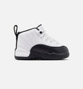 Air Jordan 12 Retro Taxi – Infant & Toddler Lifestyle Shoe | White/Black/Taxi