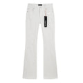 Purple Brand Distressed White Jeans