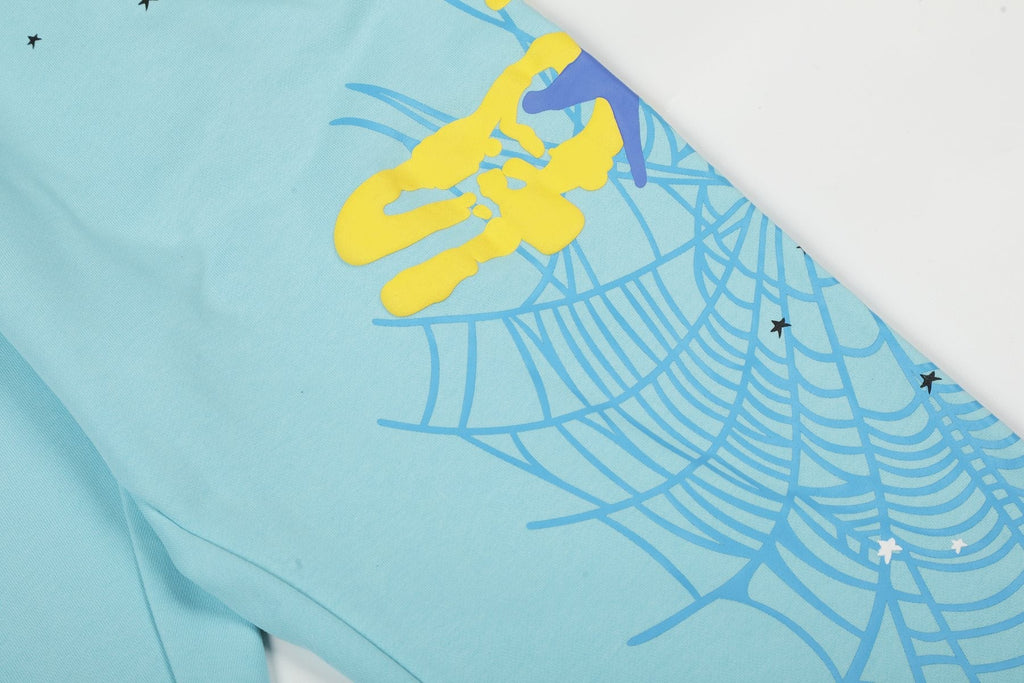 Sp5der Spiderweb Graphic Hoodie & Jogger Matching Set