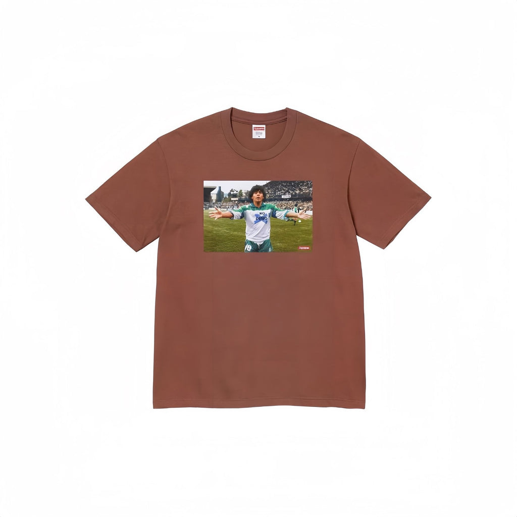 Supreme Maradona No Drug Graphic T-Shirt