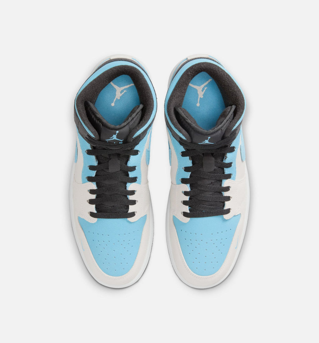 Air Jordan 1 Mid SE Men's – Summit White/Blue Chill/Black