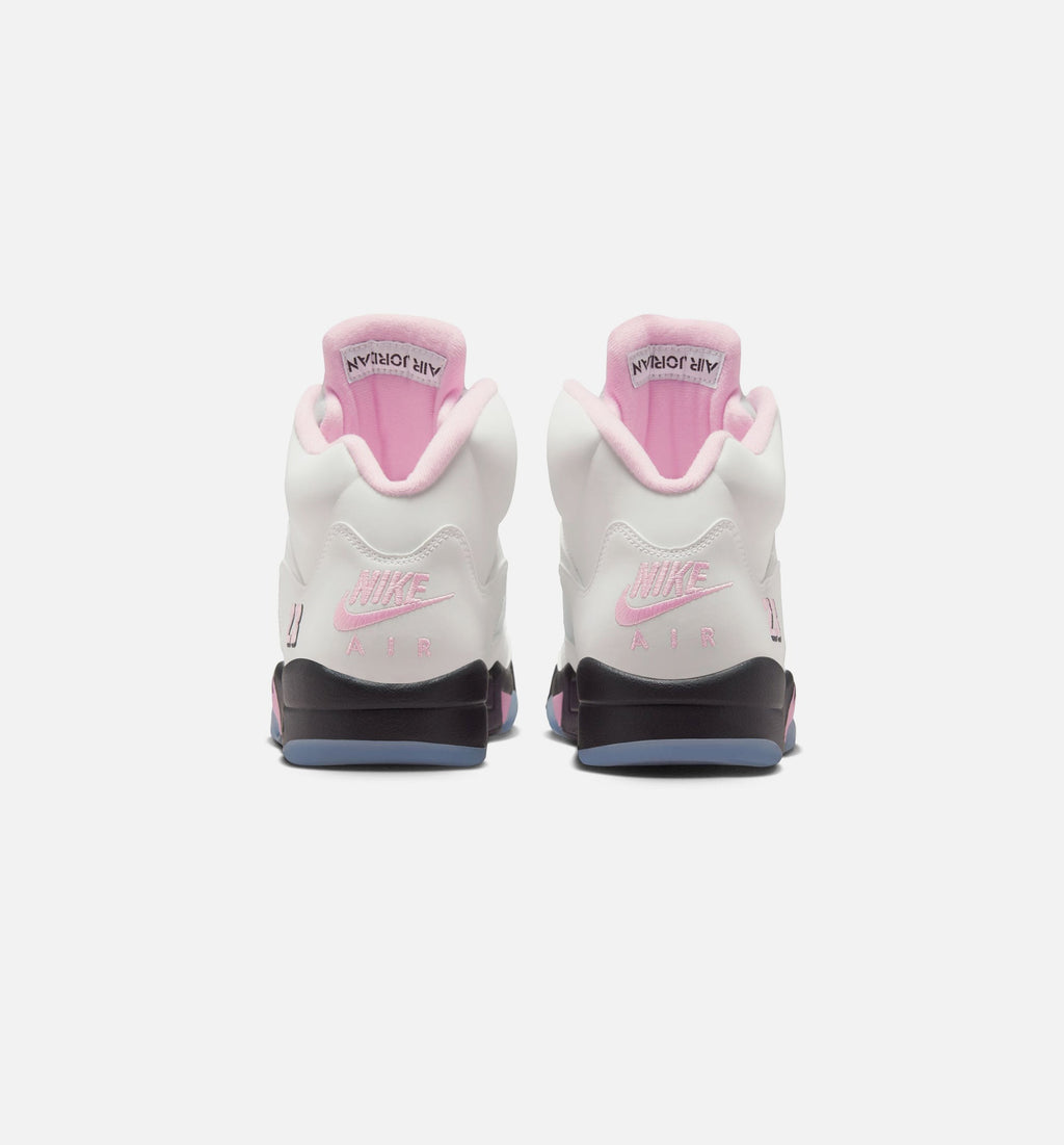 Air Jordan 5 Retro 'Medium Soft Pink' - Men's Lifestyle Sneaker (White/Soft Pink/Black)