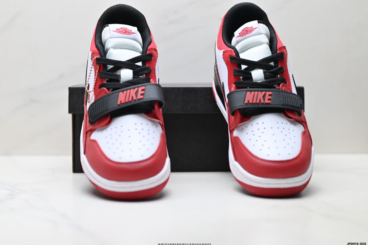 Jordan Legacy 312 Low White University Red Black Sneakers