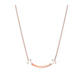 Tiffany Style Smile 18K Gold-Plated Necklace