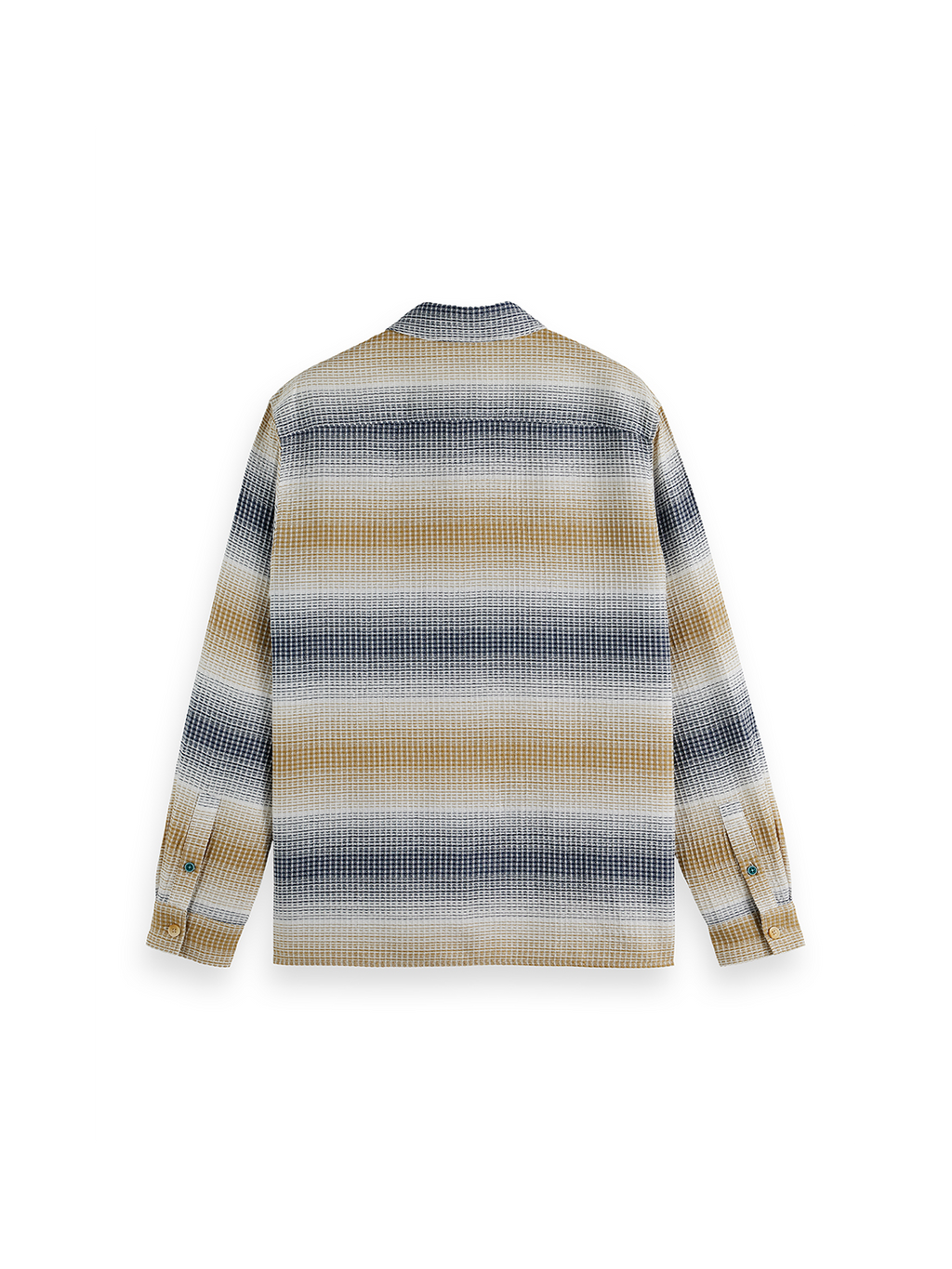 S&S Waffle Structure Stripe Shirt