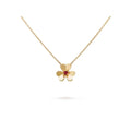 Van Cleef & Arpels FRIVOLE GOLD FLOWER NECKLACE