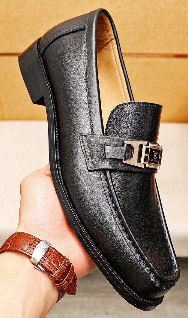 Louis Vuitton Black Hardware Loafers - Smooth Leather Upper