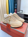 Loro Piana Beige Low-Top Sneakers