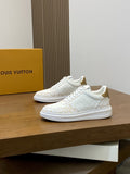 Louis Vuitton Monogram Panel Low-Top Sneakers - White Rubber Sole