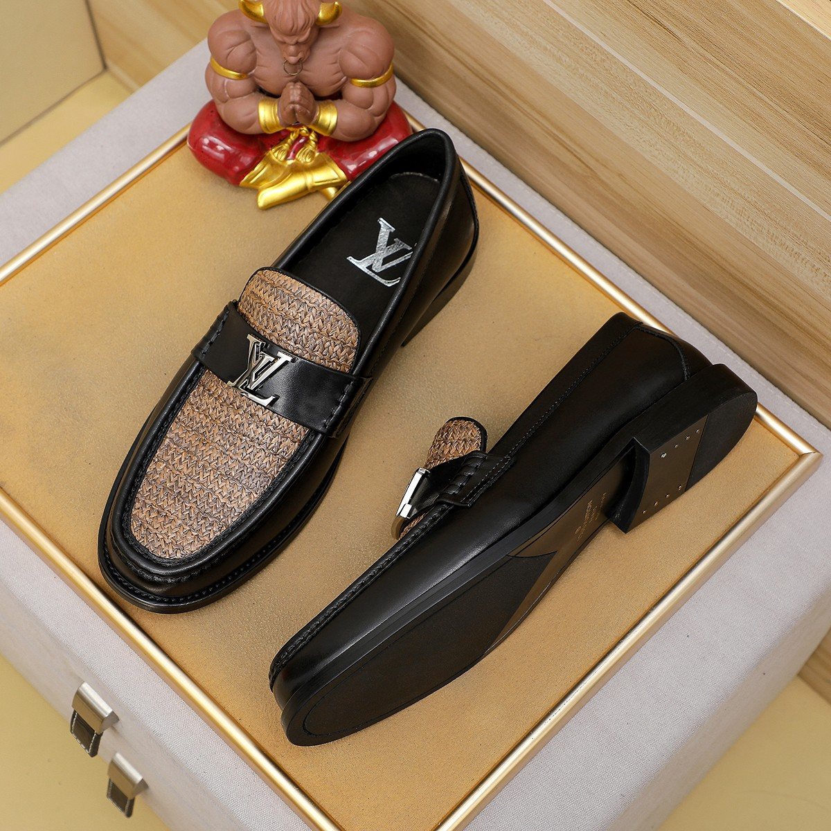 Louis Vuitton Woven Vamp Men’s Loafers