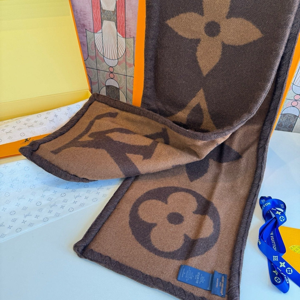 Louis Vuitton Oversized Monogram Fashion Scarf